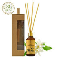 hHom Aroma Diffuser Orange Jasmine 50 ml ก้านหอม ไม้หอม ปรับอากาศ กลิ่น ดอก แก้ว