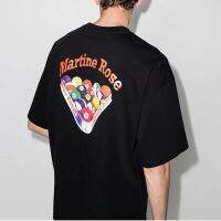22Ss The Latest Summer Men T-Shirt Oversized Martine Rose Billiard Print Short-Sleeved 100% Contton T-Shirt 【Size S-4XL-5XL-6XL】