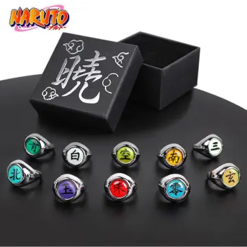 Buy RVM Jewels Akatsuki Ring Set Cosplay Member's Naruto Ninja Uchiha Itachi  Adjustable Anime Men Jewellery Party Accessories at Amazon.in
