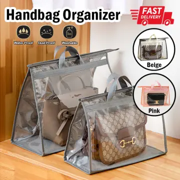 Breathable Moisture-Proof Dust Bag Handbag Wardrobe Storage Transparent Bag  S-XL