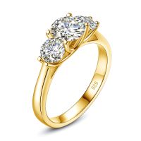 Szjinao แหวนเพชรโมอิสสำหรับงานแต่งงานแหวนหมั้นเงิน925แหวนกังวลของผู้หญิง2023ได้รับการรับรองเครื่องประดับแมว