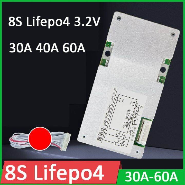 BMS 8S 24V Lifepo4 Lithium Iron Phosphate Battery Protection Board ...