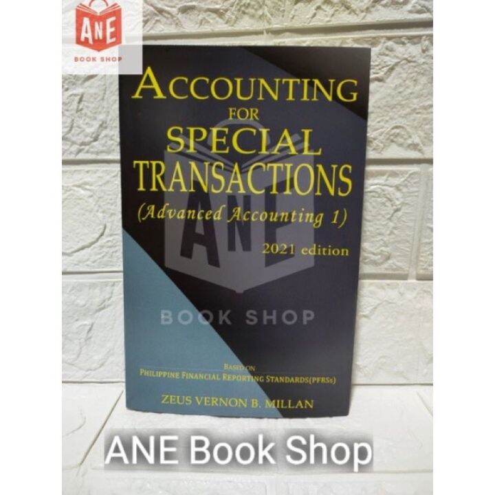 AUTHENTIC ACCOUNTING FOR SPECIAL TRANSACTIONS (Advanced Accounting1 ...