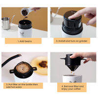 เครื่องชงกาแฟแบบพกพา Electric Cafetera Machine Multi-Function Bean Grinder Cup 427Ml Rechargeable Coffee Device Outdoor