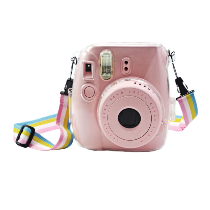 ฝาครอบเคสใสคริสตัล-tali-bahu-กระเป๋าสำหรับ-fuji-fuji-fuji-fuji-fuji-fuji-instax-ขนาดเล็กสำหรับกล้อง9-8-8-อุปกรณ์เสริมทันที