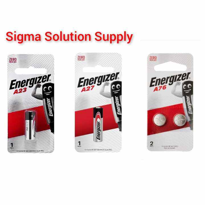 A23 & A27 & A76 GENUINE Energizer Alkaline Battery 12V Lazada