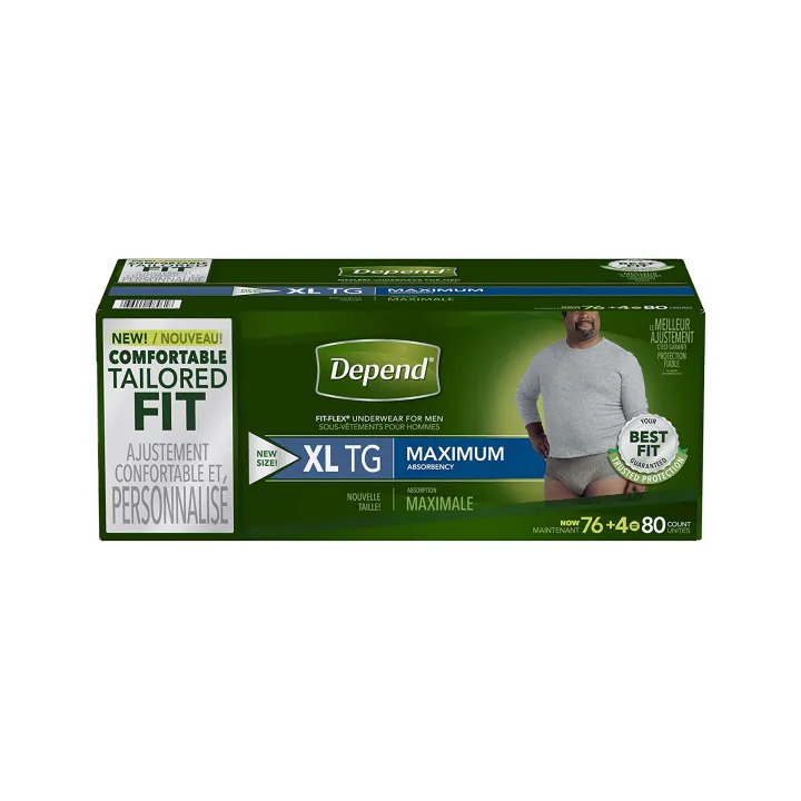 DEPEND Men's Max XL 80 counts Lazada PH