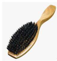 Natural Sandalwood Fine Comb Anti-Static Care Brush head Natural Wild Boar Bristles Hair Brush Green Sandalwood Hair D50