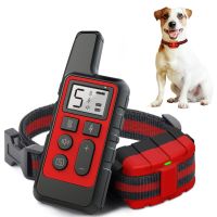 Automatic Anti Barking Dog Collar With Remote LCD Display Rechargeable Bark Stopper Stop Barking IP67 Waterproof Collar For Dogs