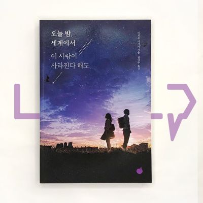 Tonight, even if this love disappears from the world 오늘 밤, 세계에서 이 사랑이 사라진다 해도. Novel, Korean