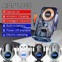 สำหรับ AION ตัวยึดเซ็นเซอร์ฐานคงที่ระบายอากาศที่ชาร์จแบบไร้สายโทรศัพท์มือถือรถยนต์ระบบนำทาง GPS มีแบตเตอรี่ในตัว