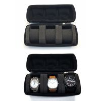 Watch Roll Travel Case for Men and Women Watch Storage and Organizer with Removeable Pillows Portable for Traveling