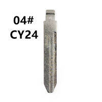 10Pcs #04 CY24สลักสาย Key Blade Scale ตัดฟันตัด Key Blank Clipper Key Blade สำหรับ Chryslerdodge 300C