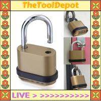 TheToolDepot ชุดตัวเลขเลขสี่หลักรักษาความปลอดภัยและทนทานต่อสภาพอากาศใหม่ผสมล็อกอัลลอยผสมสังกะสีแม่กุญแจ