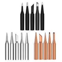 5PCS Pure Copper I/K/B/3C/2.4D Universal 936 937 938 Soldering Iron Station Solder Iron Welding Tip Head Sting Lead-free Tool