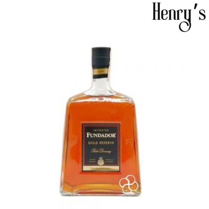 Henry's Fundador Gold Reserve Brandy 700mL Lazada PH