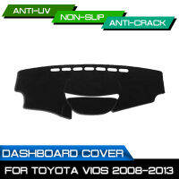 รถ Dashboard Mat Anti-Dirty Non-Slip Dash Cover Mat UV Protection Shade สำหรับ Toyota VIOS 2008 2009 2010 2011 2012 2013