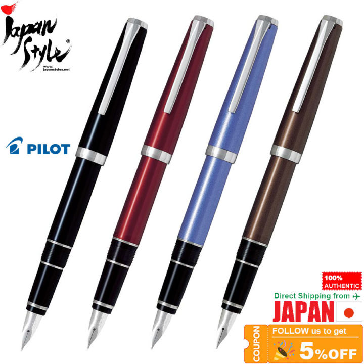 100-original-pilot-namiki-โลหะ-falcon-fountain-ปากกา-elabo-fe-25sr-converter-con-70n-14k-โรเดียม-sef-sf-sm-sb-สีดำสีแดง-burgundy-light-blue-sapphire-สีน้ำตาลเรือจากญี่ปุ่น