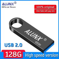 ALUNX 100% Genuine Usb Flash Drive 128Gb Pendrive 128Gb Memory Stick 32Gb 4Gb Metal 64 Gb Pen Drive 8Gb Usb Stick 16 Gb