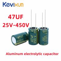 10PCS Aluminum electrolytic capacitor 47UF 25V 35V 50V 63V 100V 160V 200V 250V 400V 450V high frequency low resistance long life