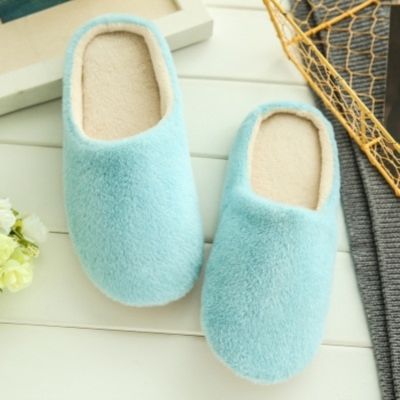✿✥ 2021 Slippers Women Indoor House plush Soft Cute Cotton Slippers Shoes Non-slip Floor Home Slippers Women Slides For Bedroom