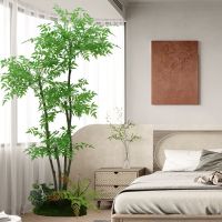 ❀♚♘ High-end light luxury simulation green plant Nantian bamboo bionic potted fake tree living room floor-to-ceiling large-scale decoration decorative flower