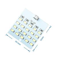 1PCS high quality 5730 smd 5V 430mA~470mA White Mirco Usb 5730 LED lighting panel USB mobile light Emergency light night light