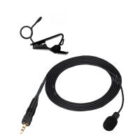 ECMV1 Lavalier Lapel ไมโครโฟนสําหรับ Sony UTX UWP Series Wireless DSLR กล้อง Mic BeltPack ระบบสําหรับ Sennheiser EW BodyPack