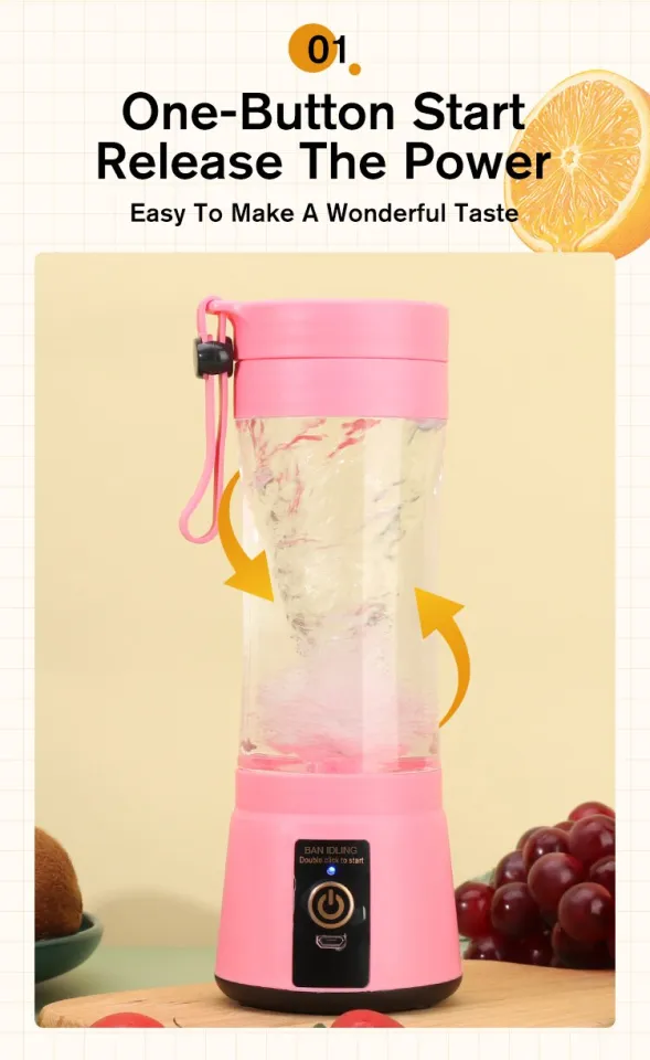 Portable Fruit Juice Blenders Summer Personal Electric Mini Bottle