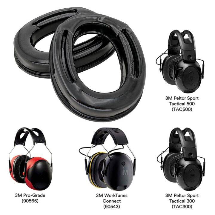 Gel Ear Pad For 3M Peltor Sport TACTICAL Hearing Protection Headset