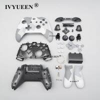 IVYUEEN อุปกรณ์ควบคุมสำหรับ Xbox หนึ่งชิ้น X S,ฝาครอบแผ่นเคสแบบเปลือกหอยอะไหล่สำหรับฤดูหนาว RB LB ปุ่ม RT LT ซ่อมด้ามจับด้านหลัง