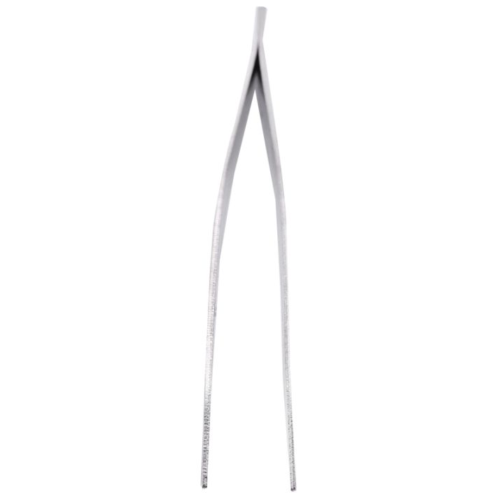 5-9-long-silver-tone-bent-curved-tip-tweezers-forceps-plier-hand-tool