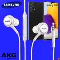 หูฟัง สมอลทอล์ค Samsung 3.5 mm Aux In-Ear ซัมซุง Galaxy A72 และทุกรุ่น อินเอียร์ สายผ้าถัก เสียงดี เบสหนัก เล่น-หยุดเพลง เพิ่ม-ลดระดับเสียง