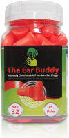 The Ear Buddy Premium Soft Foam Ear Plugs, Noise Cancelling Earplugs For Sleeping, Hearing Protection For Concerts, Work, Shooting &amp; Travel, Noise Reduction Rating 32 Decibels, 50 Pairs