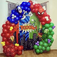 Spiderman Birthday Party Decor Party Supplies Kids Birthdays - 1set Latex Arch - Aliexpress