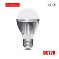 โคมไฟ E27หลอดไฟ LED DC 12 V 3W 6W 9W 12W 15W 18W สำหรับหลอดไฟไฟ Led โซลาร์12โวลต์ต่ำโคมไฟให้แสงสว่าง