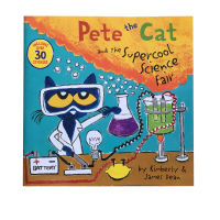 Pete the cat and the supercool science fair childrens picture story book parent-child interaction picture book with sticker James Dean