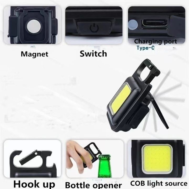 500mah-mini-led-flashlight-work-light-portable-pocket-flashlight-keychains-usb-rechargeable-for-outdoor-camping-small-corkscrew