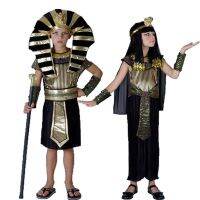 卍☇◎ Egypt Costumes Kids Egyptian Pharaoh Masquerad Costume Cleopatra