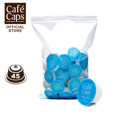 Cafecaps - Nescafe Dolce Gusto Compatible Milk (1 ถุง X45 แคปซูล) - Dolce Gusto แคปซูลที่เข้ากันได้แคปซูลกาแฟที่ นมเพื่อสุขภาพแสนอร่อยที่ทำจากนมสดพาสเจอร์ไรส์ปรุงสำเร็จ ไม่เติมน้ำตาล. แคปซูลกาแฟใช้ได้กับเครื่อง Dolce Gusto เท่านั้น