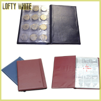 คอลเลกชันกระเป๋าสตางค์ผู้ชายสีขาว120ลลอฟตี้กระเป๋าใส่เหรียญเพนนีหนังสืออัลบั้ม