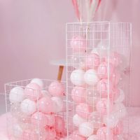 10pcs Romantic Macaroon Balloon Party Decoration Pink Rainbow Sweet Lady Birthday Wedding Supplies