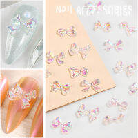 BEAUTYBIGBANG Nail Art Aurora Bow Ornament Symphony Fairy Color Stereo เครื่องประดับเล็บคริสตัลผีเสื้ออเนกประสงค์