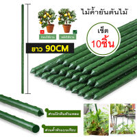 10แท่ง ไม้ค้ำยันต้นไม้ ไม้ค้ำต้นไม้ ค้างต้นไม้ ซุ้มต้นไม้ ค้างผัก plants support stick หนา 11 มม. ยาว 60 - 180 ซม.