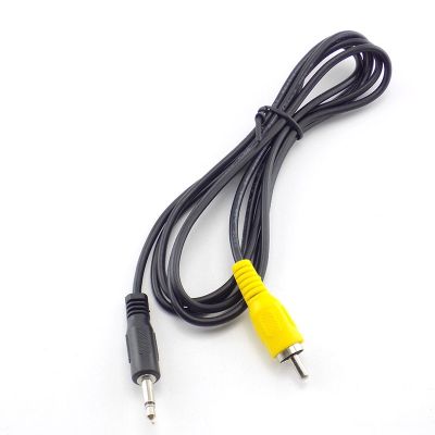 1.5 Meter 3.5 mm 1/8 Mono Plug To Single RCA Male Jack Cable extension cord AV Audio Video Adapter Connector line