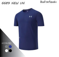 ์NEW เสื้อกีฬา เสื้อออกกำลังกาย เสื้อกีฬาแขนสั้น UN 6689