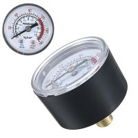 【YD】 1Pcs Air Compressor Gauge 1/8  Male Thread Fluid Pressure 0-180PSI 0-12Bar Type