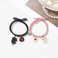 2022 Cartoon New Color Animal Lovers Hand Rope Fashion Lovely Cat Rabbit Sunflower Girlfriends Friendship Bracelet Wholesale