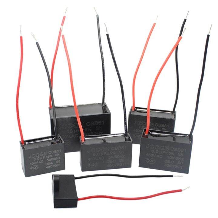 High Quality CBB61 1UF Starting Capacitance AC Fan Capacitor 450V CBB