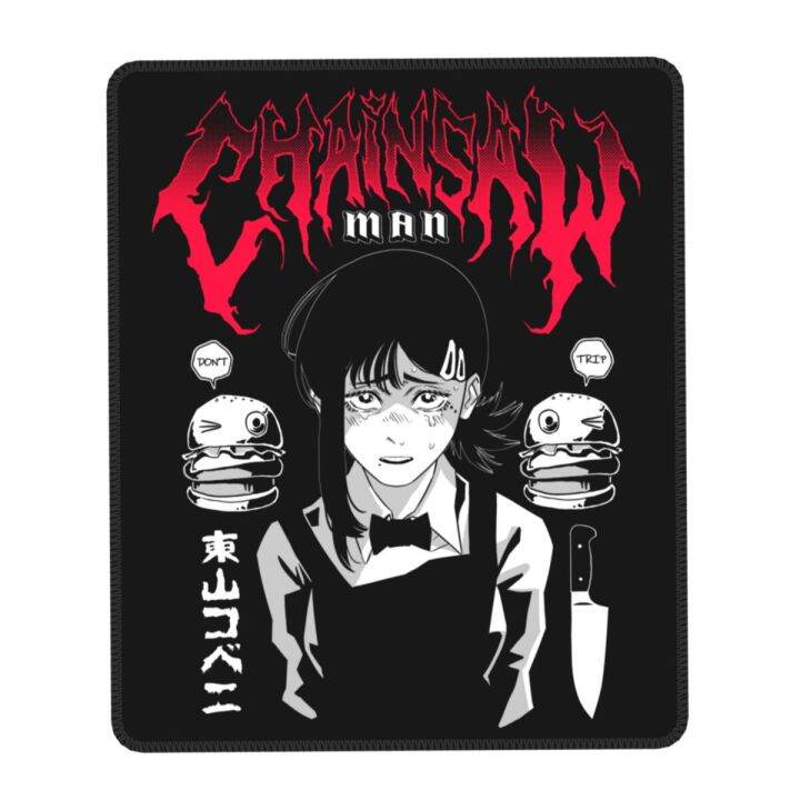 custom-design-gaming-mouse-pad-non-slip-rubber-base-chainsaw-man-kobeni-metal-mousepad-office-desk-anime-manga-denji-mat